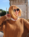 Vicuna and Cashmere Lightweight Sweater