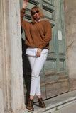 Vicuna and Cashmere Lightweight Sweater