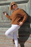 Vicuna and Cashmere Lightweight Sweater