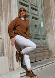 Vicuna and Cashmere Lightweight Sweater