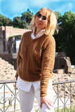 Vicuna and Cashmere Lightweight Sweater