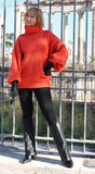 Sparkling Merino English rib Handknitted Sweater