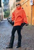 Sparkling Merino English rib Handknitted Sweater