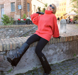 Sparkling Merino English rib Handknitted Sweater