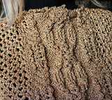 Golden Handknitted Designer Vest