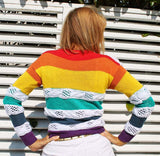 Designer Hand Knitted Sweater with Embroidery