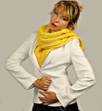 Yellow Wool Scarf