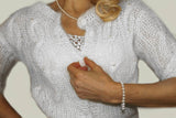 White Bridal Mohair Jacket